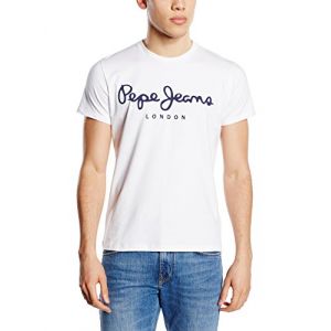 Image de Pepe Jeans London Original stretch - T-shirt manches courtes - blanc