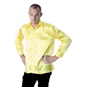 Party Pro Chemise néon Disco Fluo - Jaune