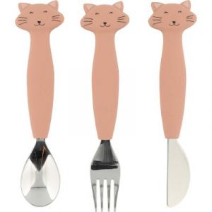 Trixie Lot de 3 Couverts - Mrs. Cat