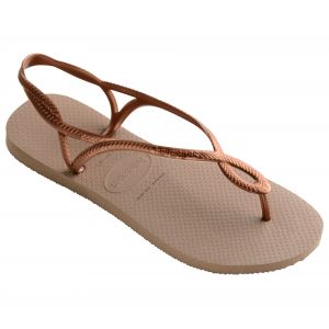 Havaianas Luna, Sandales Bride arrière Fille, Or Rose Gold 5282, 31/32 EU