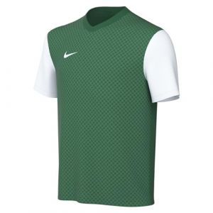 Nike Short-Sleeve Soccer Jersey Y NK DF Tiempo Prem II JSY SS, Pine Green/White/White, DH8389-302, XL