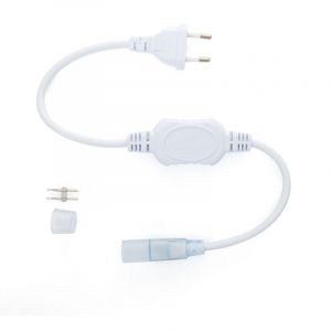 Cable Rectificateur Ruban Neón led dimmable 220 ac Circulaire SFLEX14 Blanc