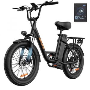 V&eacute;lo &eacute;lectrique URLIFE E20 Moteur 250W Batterie 48V 13Ah Pneus 20 pouces Noir