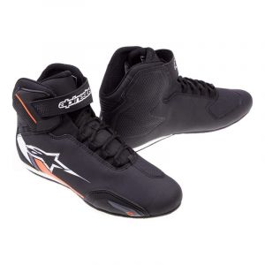 Alpinestars Baskets moto Sektor blanc/blanc/rouge fluo- 39