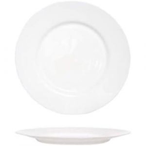 Luminarc Lot de 6 Assiettes Plates Everyday, Opale, Blanc, 24 cm, Verre