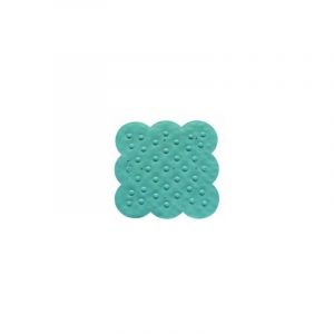 Image de MSV 140198 Tapis de Douche Caoutchouc + Carbonate de Calcium Bleu 54 x 54 x 0,1 cm