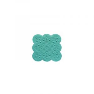 Image de MSV 140198 Tapis de Douche Caoutchouc + Carbonate de Calcium Bleu 54 x 54 x 0,1 cm