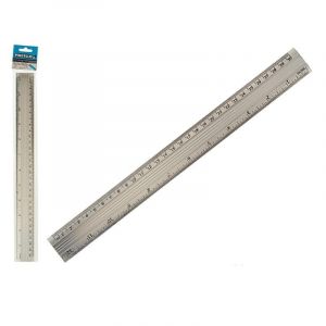 Règle aluminium 30 cm légère et résistante pour précision maximale