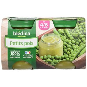 Blédina Mon 1er petit pot Petits Pois 2 x 130 g - dès 4/6 mois