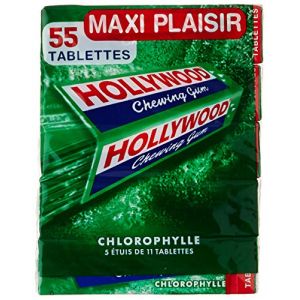 Image de Hollywood Chewing gum, chlorophylle, parfum menthe verte