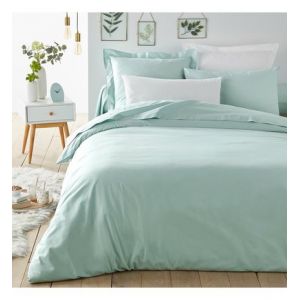 Housse de couette unie en coton, Scénario Vert Couleur Vert Taille XL