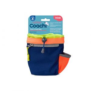 The Company of Animals Train & Treat Bag Coachi, Compartiment à friandises, Poche zippée, Fermeture à Cordon, Fixation sécurisée à la Ceinture ou à Une Poche. Idéal pour Les promenades et Le Dressage des Chiens.