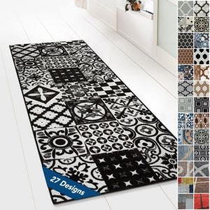Floordirekt | Tapis Ornement Vintage Oriental | Fabriqu&eacute; sur Mesure pour la Cuisine, Le couloir et Le salon |
