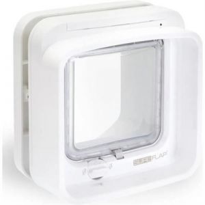 Sureflap Chatiere a puce électronique DualScan 142 mm 120 mm Mémorisation d un ma im