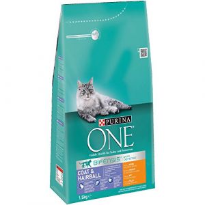Purina Bifensis pleaje et Boules de Poils Poulet et c&eacute;r&eacute;ales 6 x 1,5 kg