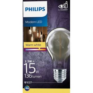 Philips Ampoule LED Giant Modern forme standard, E27, 3w-15w - Blanc chaud