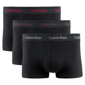 Calvin Klein Lot de 3 boxers unis Noir - Taille L