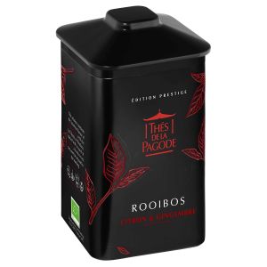 Thés de la pagode Prestige carré Rooibos citron gingembre 100g