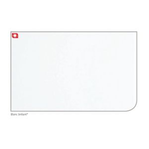 AKW International Panneau mural blanc brillant 2420x600mm verti-lock anti-bactérien INTERNATIONAL