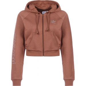 Adidas Sweat-shirt CROPPED TT Marron - Taille FR 36,FR 38,FR 40,FR 42