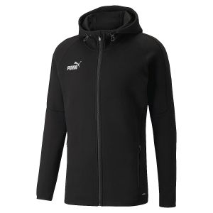 Image de Puma Homme Teamfinal Casuals Jkt Sweat À Capuche Cape - Noir, S EU