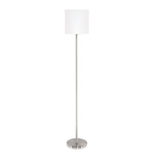 Image de Eglo Lampadaire PASTERI Nickel mat, 1 lumière - Moderne - Intérieur - PASTERI - Délai de livraison moyen: 10 à 14 jours ouvrés. Port gratuit France métropolitaine et Belgique dès 100 €.