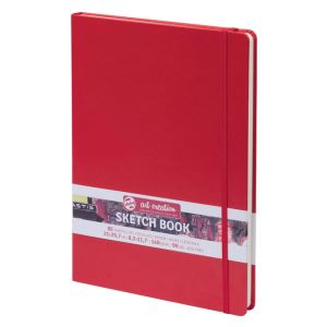 Royal Talens Carnet Art Création 140 g/m² ., 21 cm x 29,7 cm, A4 - 21x29,7cm, couverture rouge, 140 g/m²