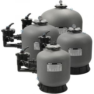 Poolstar Filtre &agrave; sable OPTI SIDE - Diam&egrave;tre 18 pouces - Valve 1.5 pouces / 50mm