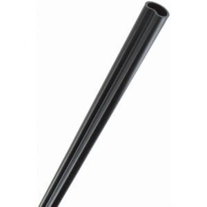 Torbel Tige rainur&eacute;e creuse pour espagnolettes Tubrain longueur 1570 mm noire
