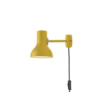 Anglepoise Applique avec prise Type 75 Mini / Branchement secteur - By Margaret Howell jaune en métal