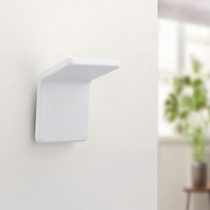 M Ledme - Applique murale d'intérieur LED Double White 10W, projecteur LED d'intérieur à lumière chaude 3000K, angle d'éclairage 90°, applique murale blanche décorative et moderne 800m.