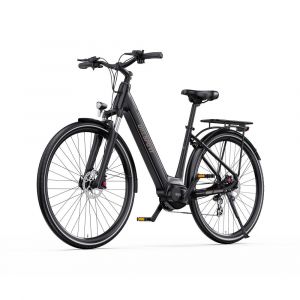 Vélo Électrique - Onesport - Ot07 - Moteur Central Bafang 250 W - Batterie 36 V 14 Ah - Système De Freinage Hydraulique - Pneus 700*45c - Noir