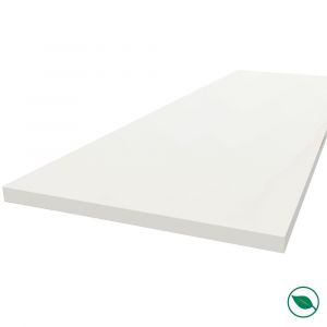 Image de Plan de travail ilot central stratifié HPL blanc 1600 x 900 x 38 mm FSC