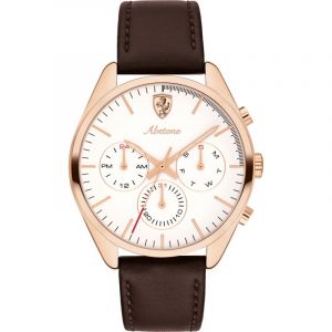 Image de Scuderia Ferrari Montre 830504 - Montre Multifonctions Cuir Marron Homme