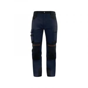 Delta Plus Pantalon stretch mach 5 v3 200 - 300 g s 7 et plus pantalon 1 pi&egrave;ce(s) pantalon mach5 v3 strecht marine/noir s coton / polyester, polyamide / &eacute;lasthan