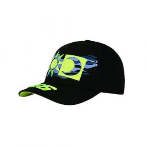 VALENTINO ROSSI Casquette Enfant VR46 WRT Line,Enfant,Noir,Taille Unique