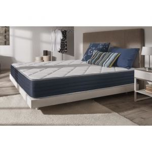 Matelas IDEAL VISCO 160x200 Epais-Multicouches haute densité HR Blue-Latex-Mousse à Mémoire V70-Confortable-Adaptabilité Supérieure
