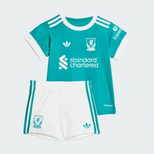 Adidas Liverpool 3ème Maillot 2025/26 Kit-Bébé Enfant, pointure 86cm - ['Vert'] - Taille 86cm