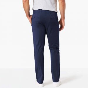 DOCKERS Pantalons Alpha Khaki Smart 360 Flex Skinny L34 - Pembroke + - W33-L34