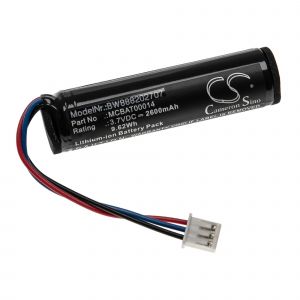 Vhbw Batterie remplacement pour Parrot MCBAT00014 pour télécommande manette de drone (2600mAh, 3,7V, Li-ion)