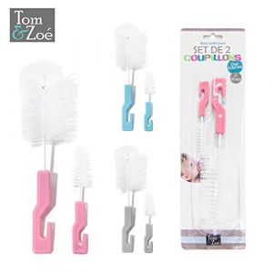 Tom & Zo&eacute; Goupillon pour Biberon et T&eacute;tine X 2