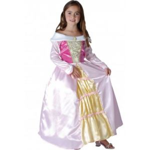 Image de D&eacute;guisement princesse robe satin&eacute;e avec col bateau (taille au choix)