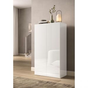 Armoire derangement 2 portes 4 étagères