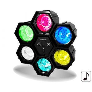 Fiesta Jeu de lumière chenillard 6 couleurs Leds DJLED600