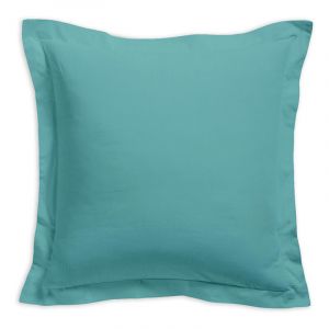 Today Taie d'oreiller Diabolo Menthe - 100% coton 57 fils - 75 x 75 cm - Bleu turquoise