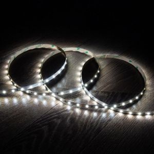 Ruban Led 24v Dc 60led/M 5m Ip20 Largeur 8mm Coupe 10cm Blanc Froid 6000k 5 M