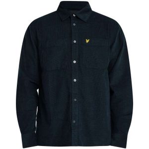 Chemise manches longues en velours c&ocirc;tel&eacute; Lyle & Scott