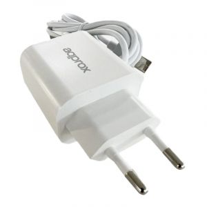 Approx Environ APPUSBWALL18 Chargeur USB 3.0 + Câble USB-C 18 W Blanc
