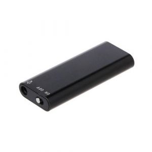 Yonis Micro Espion 8GB Enregistreur USB MP3 Réduction De Bruit 660 Min Noir