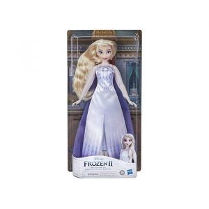 Poupee reine des neiges ii : elsa robe princesse - disney - set collection poupee mannequin + 1 carte offerte